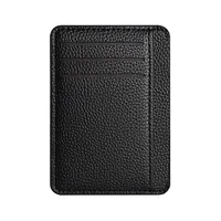Men's Slim Minimalist Front Pocket Wallets RFID Blocking Credit Card Holder Portable Leather Wallets 5