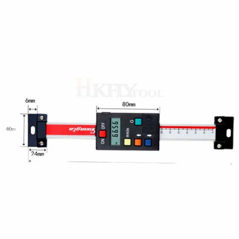 Guanglu 수직 스케일 100/150/200/300/400mm 스테인레스 스틸 수평 수직 디지털 눈금자 고정밀 디지털 캘리퍼스