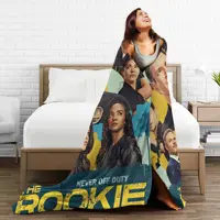Couverture en flanelle The Rookie Tv Show, literie douce et Durable pour chambre à coucher, Camping, couvre-lit amusant, housse de canapé-lit 4