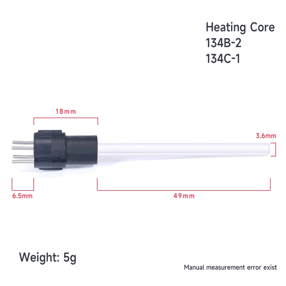 YIHUA 926LED-V/929D-I/929D-2 Soldering Iron Heating Elemen134B 134C 2 PCS Plug-i
