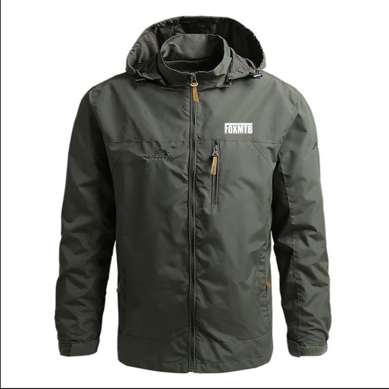 FOXMTB Men Cycling Jacket Windproof Waterproof MTB Bike Windbreaker Road Racing Bicycle Wind Raincoat Coupe Vent Cyclisme Homme