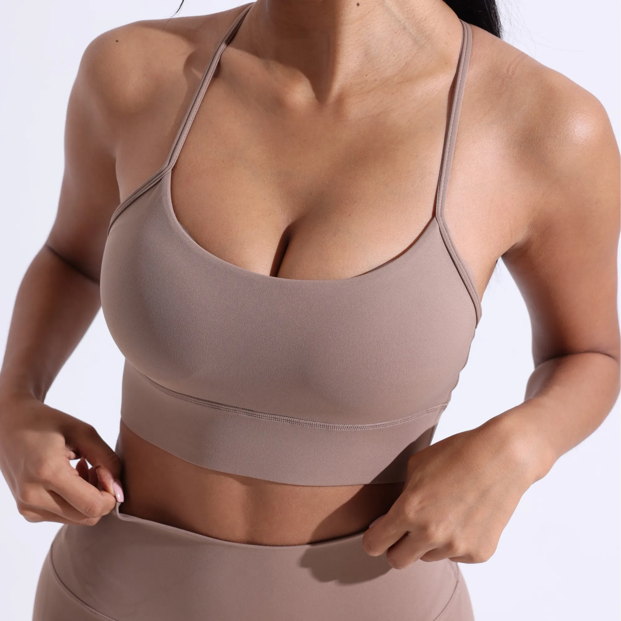 Sports Bra Women Fitness Top with Chest Pad Sexy Solid Color Soft Y Line Back sports bra,womens bras,sports underwear,gym top,womens lingerie,women lingerie,women undershirt