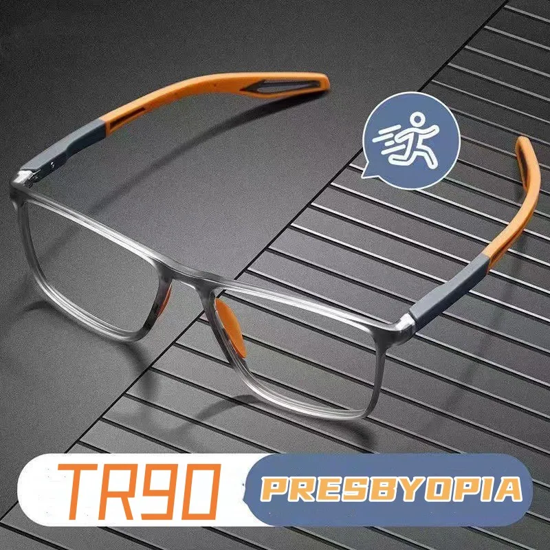 Classic ultralight tr90 reading glasses vintage flexible anti blue