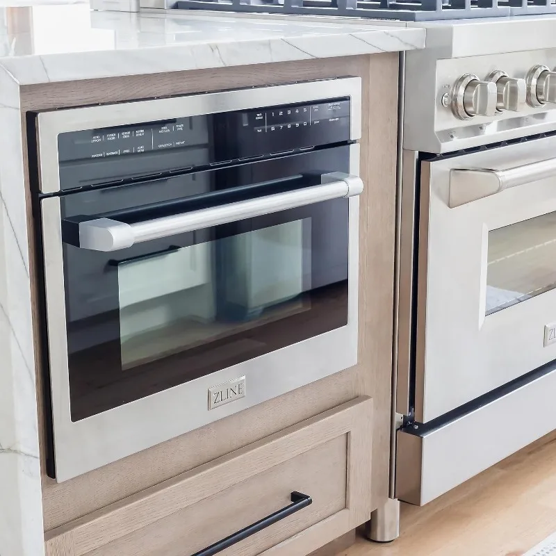 ZLINE 24" Built-in Convection Microwave Oven in Stainless Steel with Speed and Sensor Cooking 6
