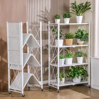 Étagère Métallique Pliable Multi-Usages – Rangement sans Montage pour Cuisine, Salon ou Bureau 3