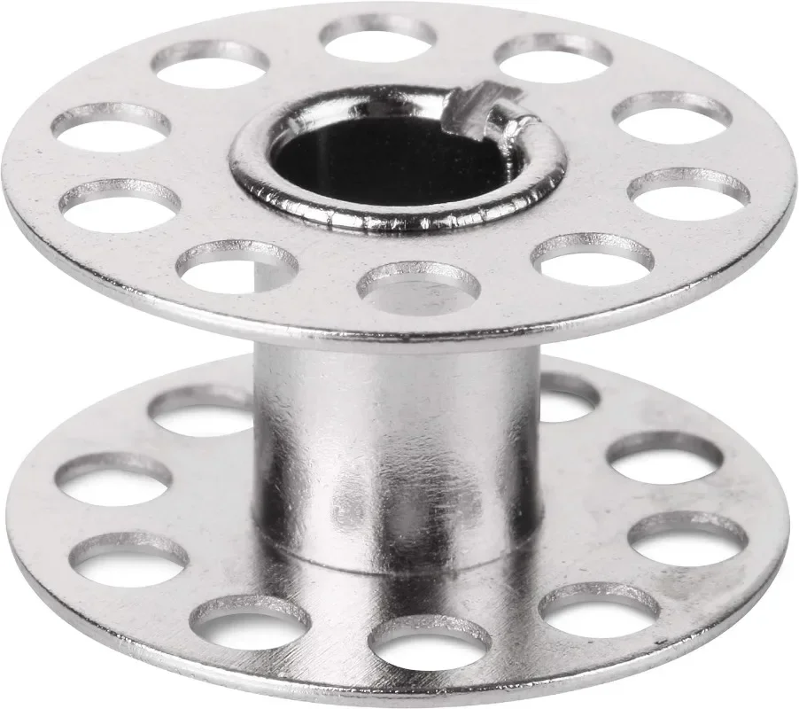 Thread Winding Brother Tailoring Parts Household Sewing Machine Coil Roller Metal Bobbins  Empty Spool Stainless Steel For Silk