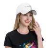 Let It Snow Adjustable Women Men Back Closure Caps Washed Sandwich Caps Sports Outdoor Baseball Hat 6