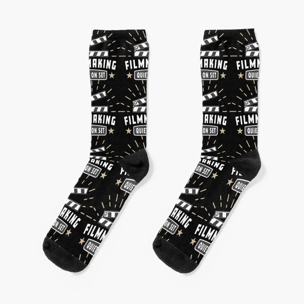 MOVIES FILMMAKER QUIET ON SET Socks socks designer brand moving stockings Boy Socks Women's quiet