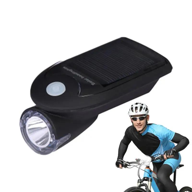 

Road Bike Headlight Rechargeable Powerful Bicycle Light Bike Headlight Solar/USB Dual Charging High Brightness Bike Headlight