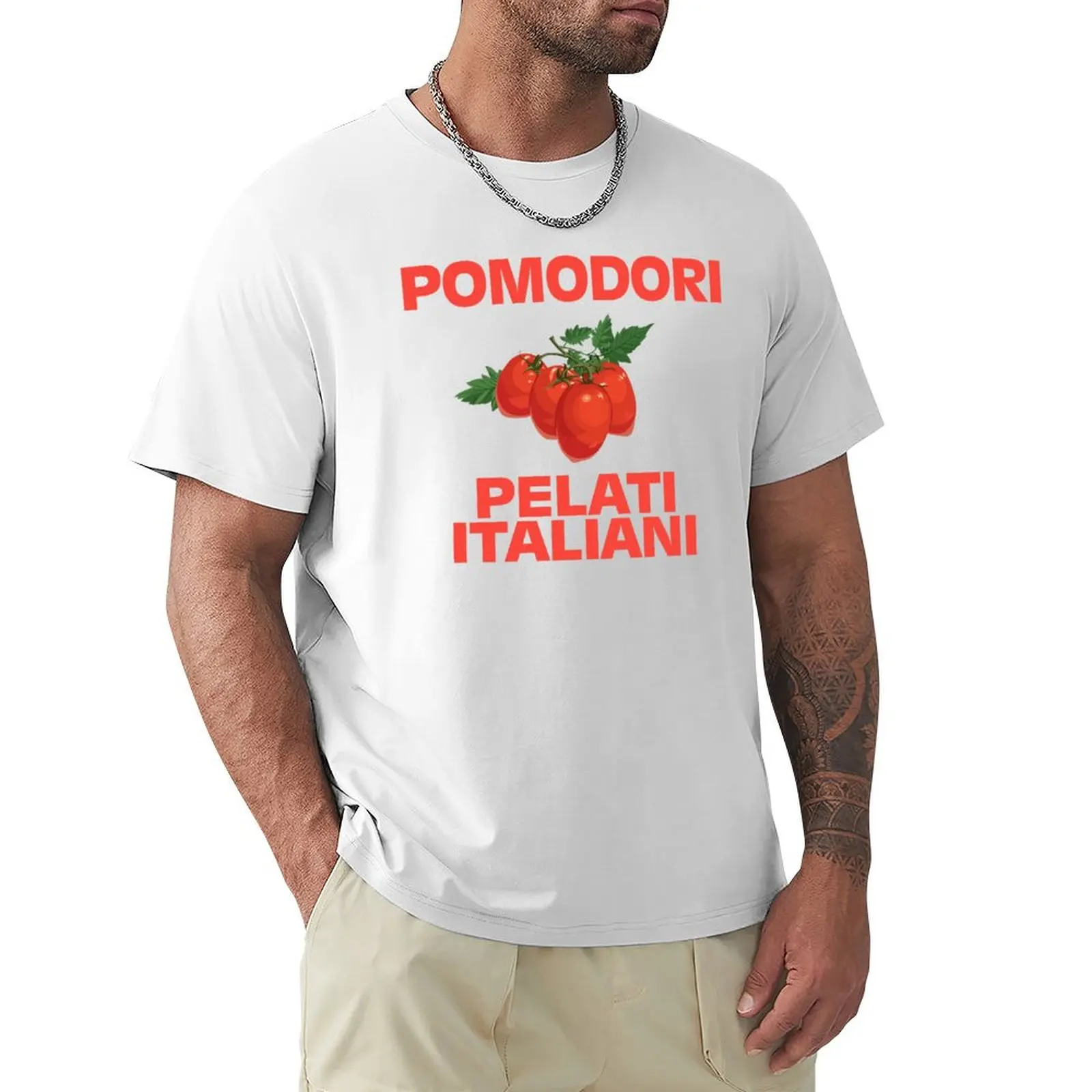

Pomodori Pelati Italiani tomato Pasta Pizza T-Shirt customizeds shirts graphic tees korean fashion plain t shirts men