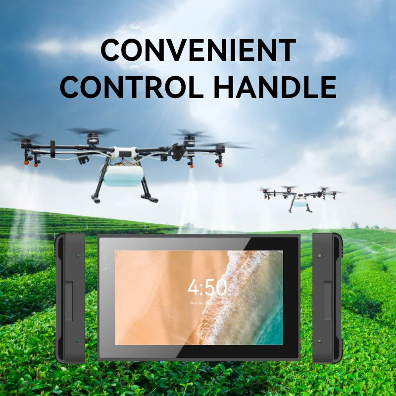 Cheapest 7 Inch Outdoor 2600 Nit IP68 Waterproof Android UAV Industrial Handle Cheap Rugged Tablet Pc For Drone