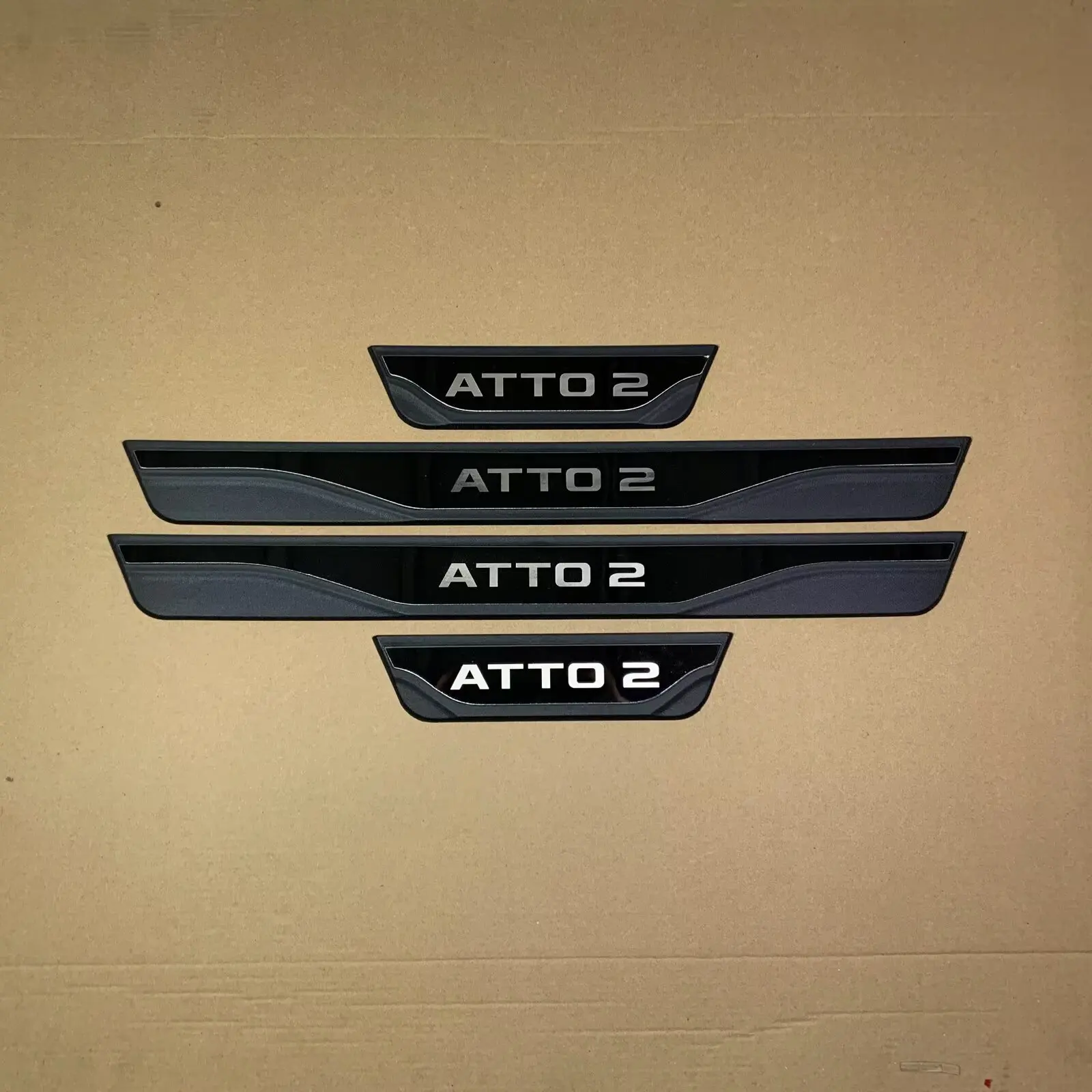 BYD Atto 2 Stainless Door Sill Scuff Plates view 2