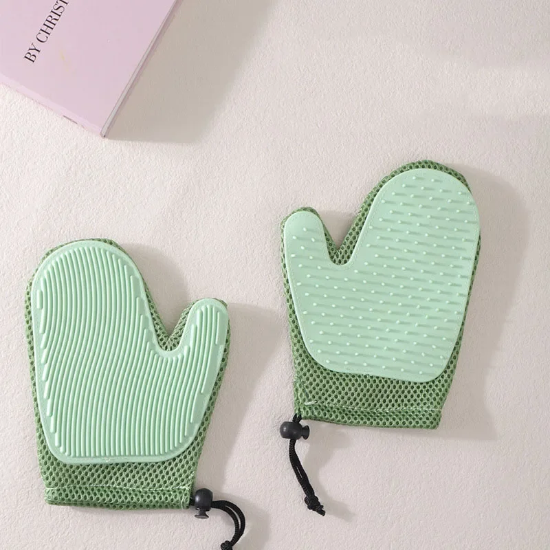 Upgrade 2 in 1 Cat Hair Remover Glove and Lint Remover for Clothing Pet Dog Grooming Glove Brush Efficient Pet Hair Mitt Pet Grooming Gloves,Pet Hair Remover Gloves