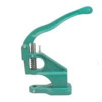 Machine à presser à pression manuelle, pince à pression, outil à clipser, bouton vert en métal, haute qualité 1
