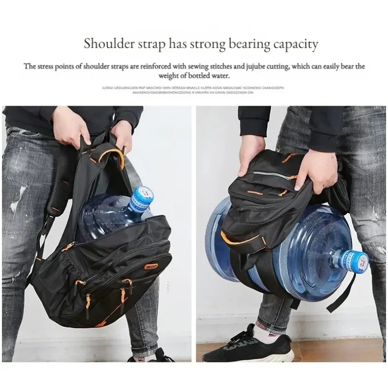 Men's Backpack Oxford Business Computer Bag Waterproof Backpack Leisure Travel Backpack High School Student Backpack For Man