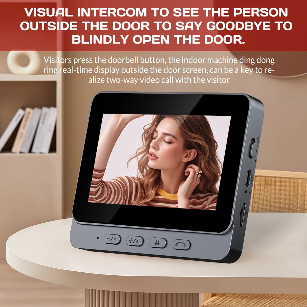 Wireless Video Intercom Doorbell Camera with Night Vision