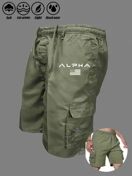 American Flag Cargo Shorts 1