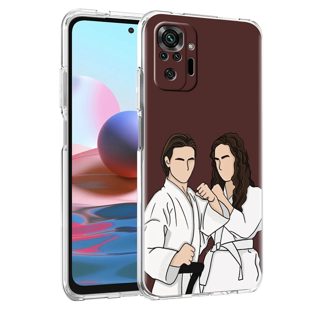 Transparent Silicone Kung Fu Taekwondo Karate Design Phone Case Cover