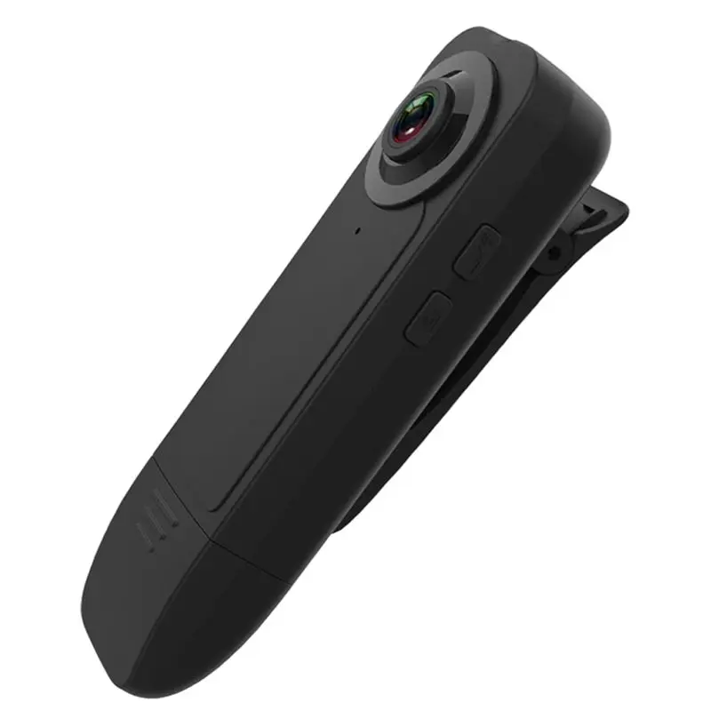 【NECESSITY】Cep Spor Kamerası Mini Taşınabilir 1080P Arka Klipsli Kamera Kolluk Kuvvetleri Kaydedici Kızılötesi Gece Görüşü