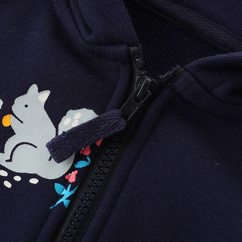 Children's Clothing 2025 Autumn Baby Boys Coat Clothes Zipper Hoodies Cartoon Squirrels Sweatshirt Jacket Kids Clothes