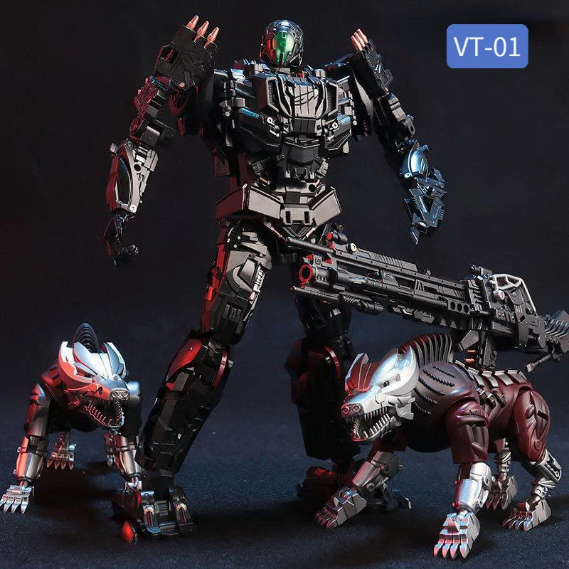 

In Stock Transformation Toys Bounty Hunter VT01 VT-01 UT R01 BSL 2 Dogs Deformation Robot Anime Alloy Model Action Figure Gifts