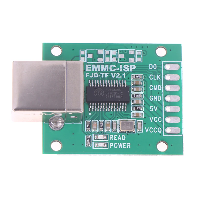 새로운 AU6438BS 휴대폰 수리 플래시 머신 잠금 해제 EMMC-ISP 플라잉 라인 아티팩트 도구 USB-B 타입 통신