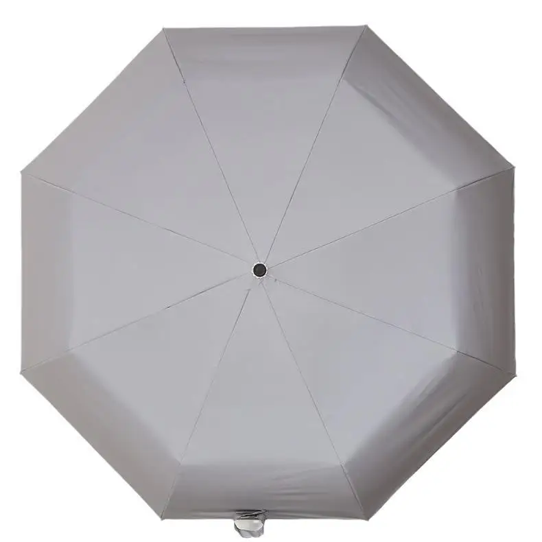 Flian Umbrella Luminous Reflective Large Bla Glue Auatic Long Handle Umbrella Night