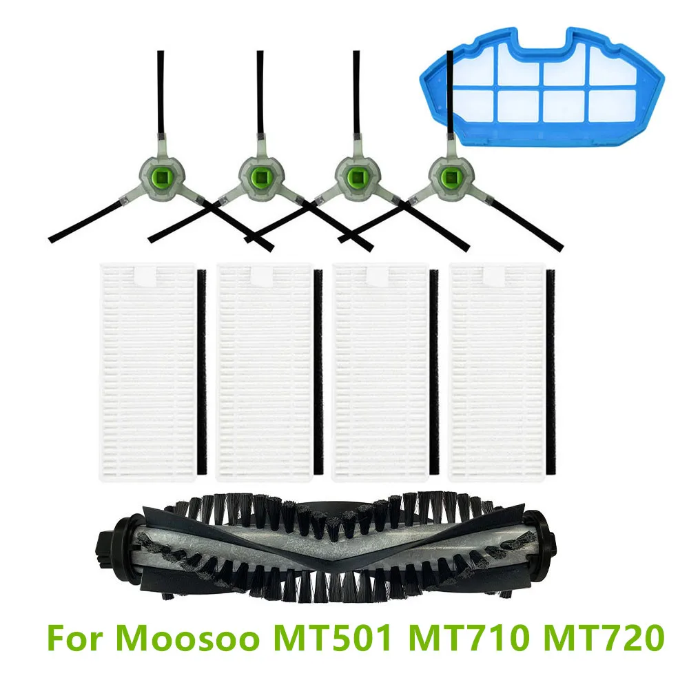 

10 шт./комплект, детали для фильтров Hepa Moosoo MT501 MT710 MT720