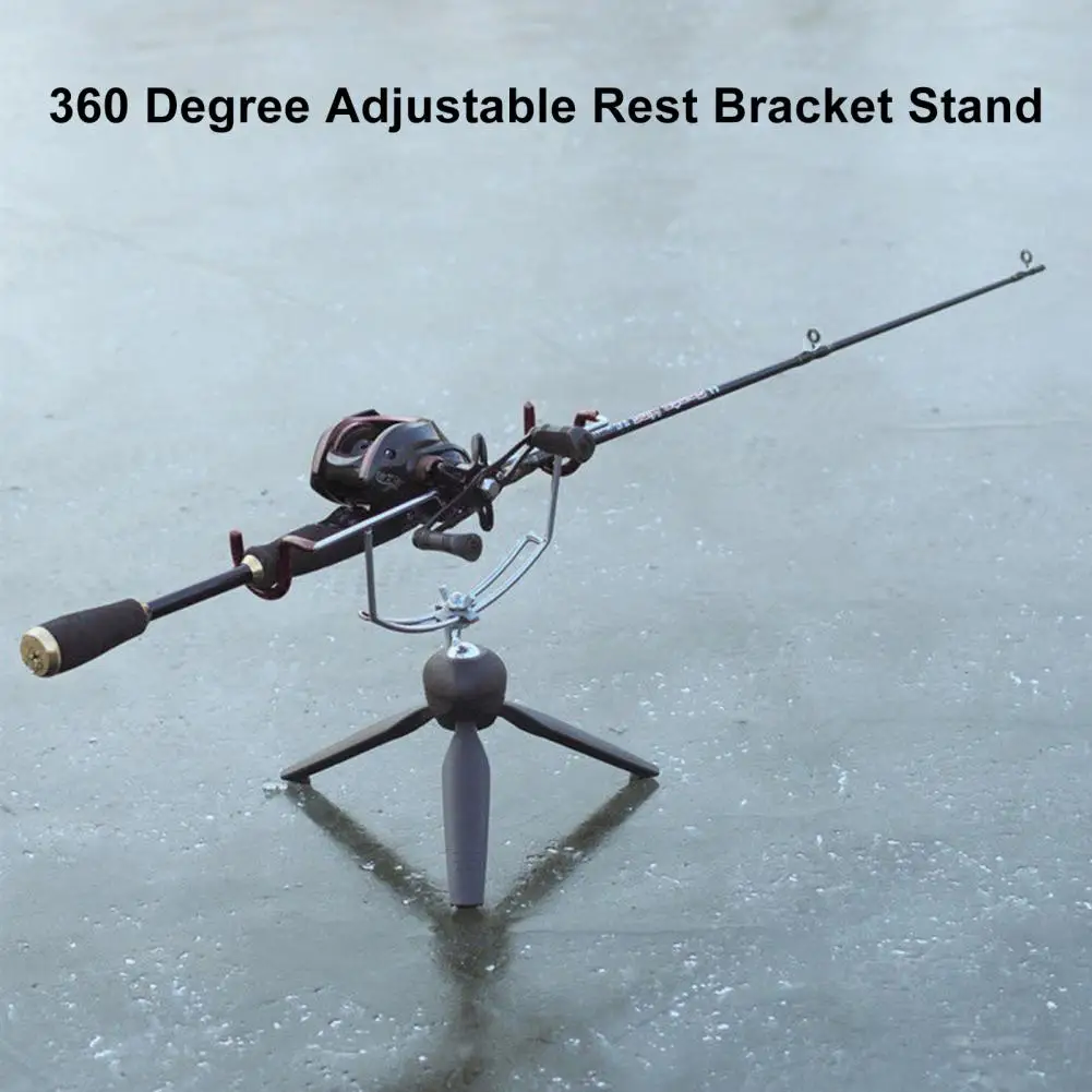 Ice Fishing Rod Holder  Collapsible Fishing Pole Stand - Anti