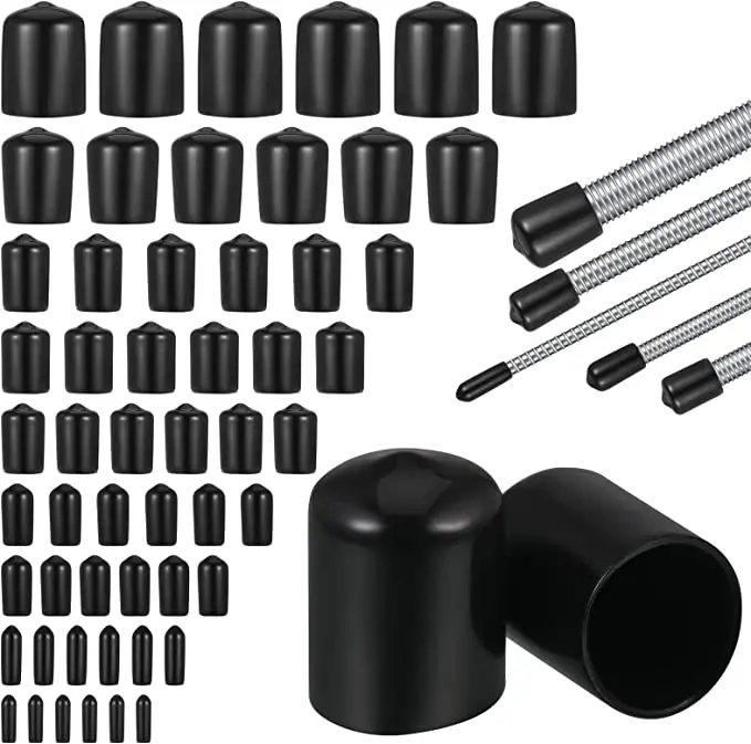 

156 Pieces End Bar Cap Home Cover Protector Dust-proof PVC Accessory