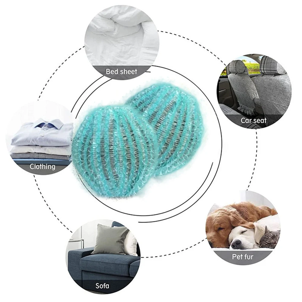12-36pcs Pet Hair Removal Washing Machine Balls,Reusable Lint Catcher Laundry Ball Keeps Clothes & Bedding Fur-Free Hair Filter