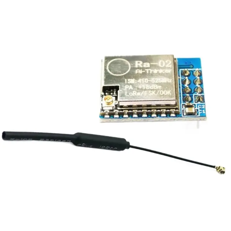 【CYBER MONDAY】무선 스프레드 스펙트럼 전송 보드 433MHZ SX1278 Lora 모듈 10KM Ra-02 2.4G IPX 안테나