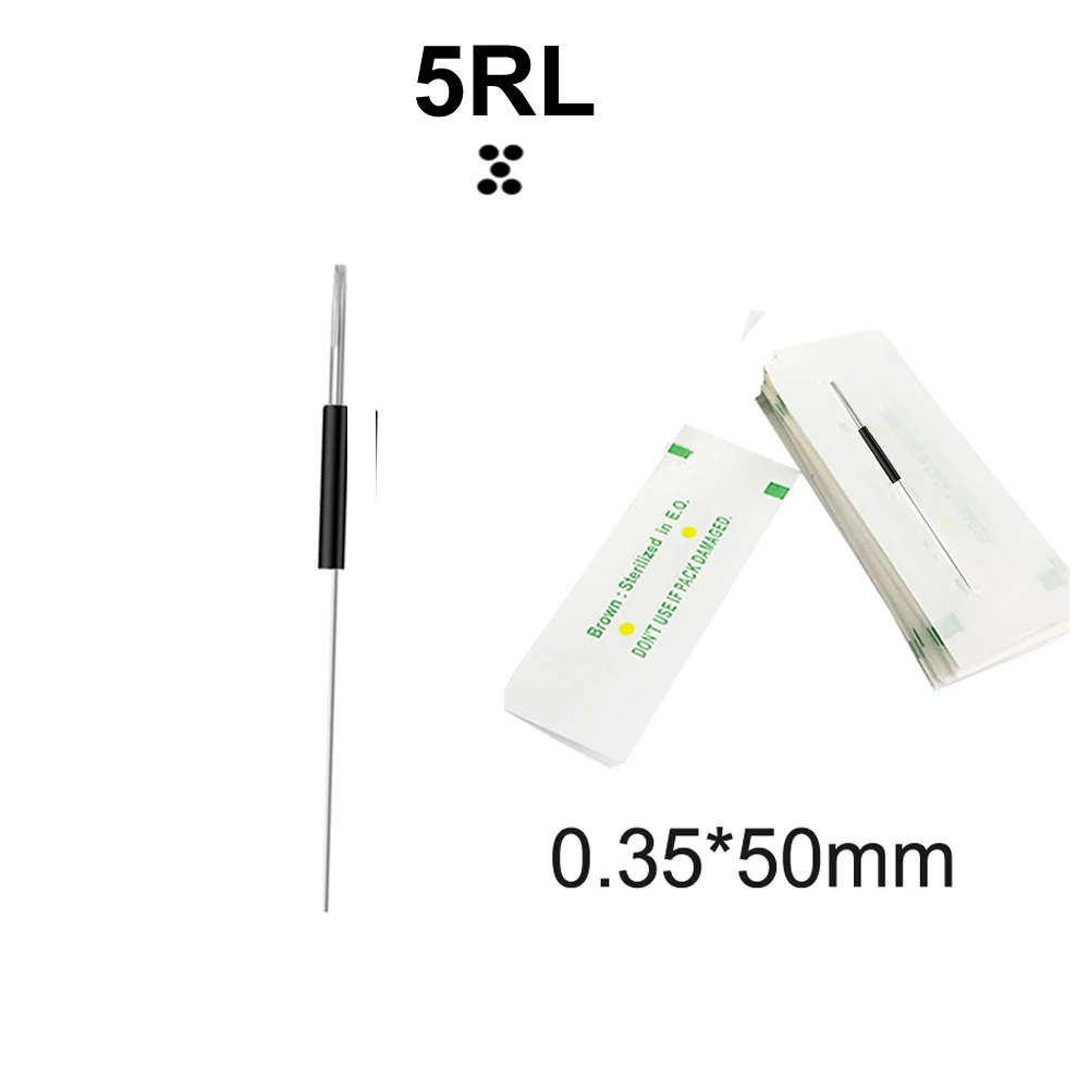

5R X100PC Перманентный макияж бровей губ машина иглы оптом