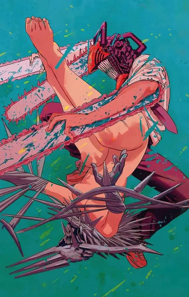 Chainsaw Man Anime Wall Art Canvas Poster