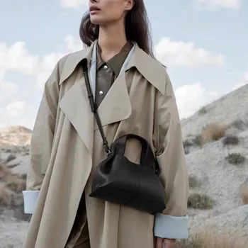 Borsa Hobo da Donna, in Morbida Pelle Martellata con Manico Superiore e Tracolla Regolabile per Lavoro, Viaggi e Outfit Quotidiani