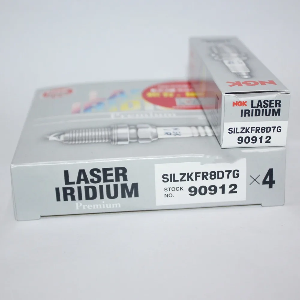 4Pcs 새로운 레이저 점화 플러그 SILZKFR8D7G 90912 벤츠 A180 A200 B180 B200 CLA200 ...