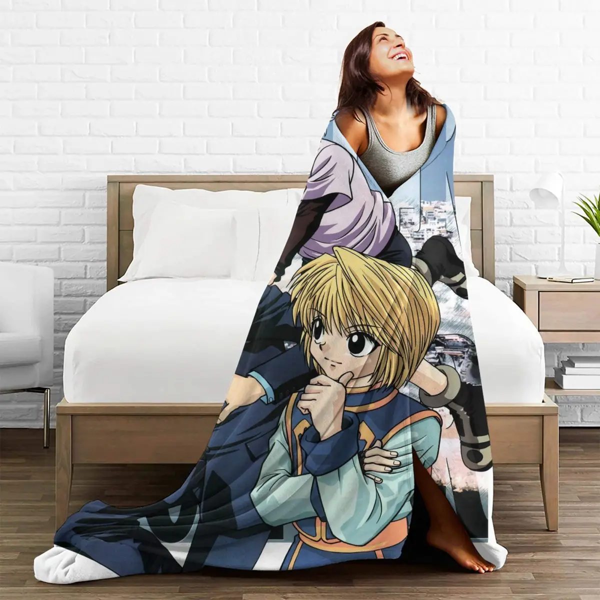  Hunter x Hunter Gon Freecss & Killua Throw Blanket 45