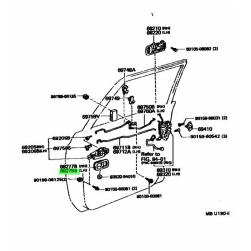 

Автомобильная Внутренняя дверь окантовка ручки, передняя, задняя, черная, ABS, автомобильные аксессуары для Toyota Land Cruiser, Lexus LX450 1991-1997, комплект