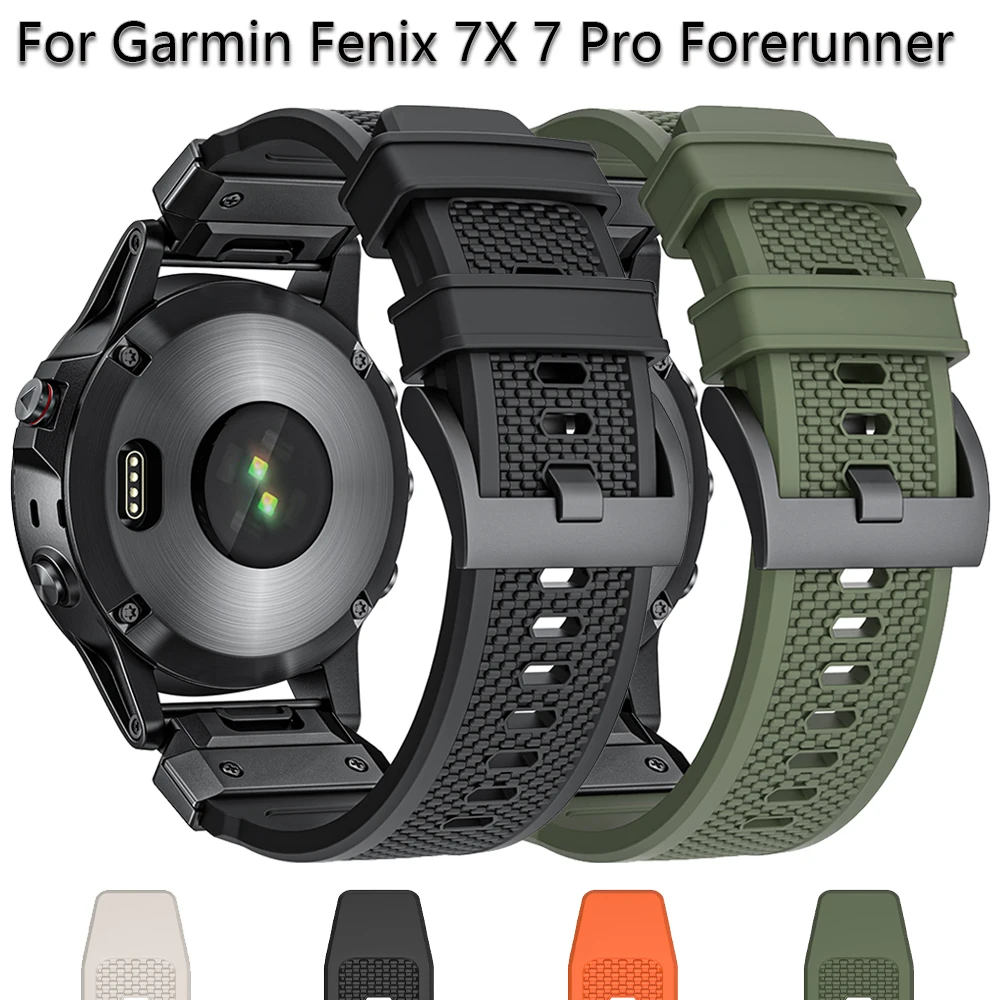 Silicone Watch Strap Replacement Band, QuickFit Bracelet Correas