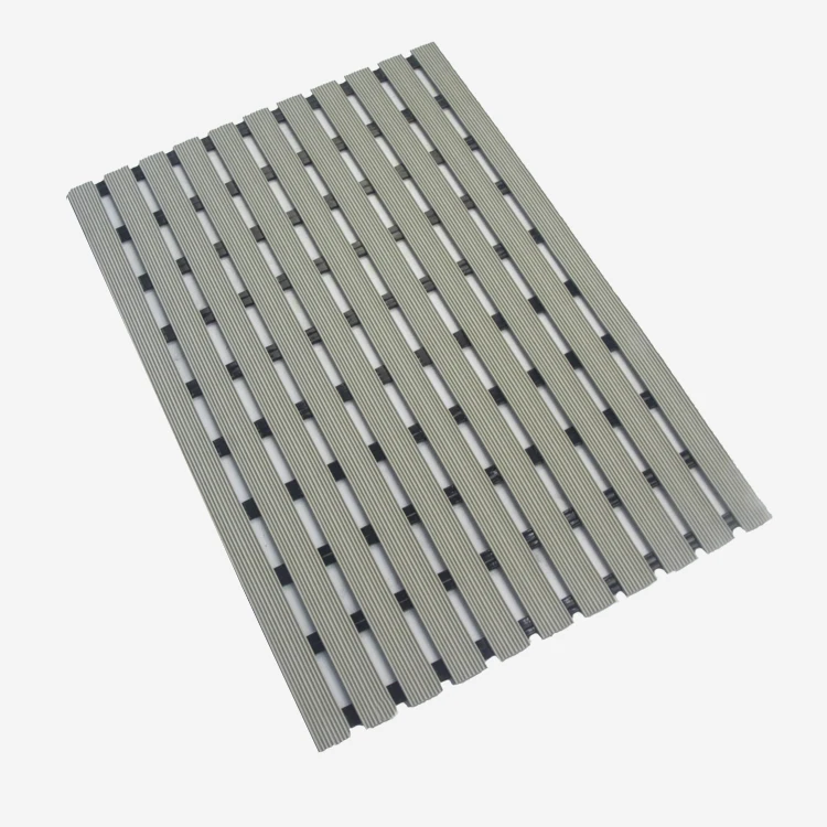

Custom size beige bathroom non-slip soft toilet pool mat