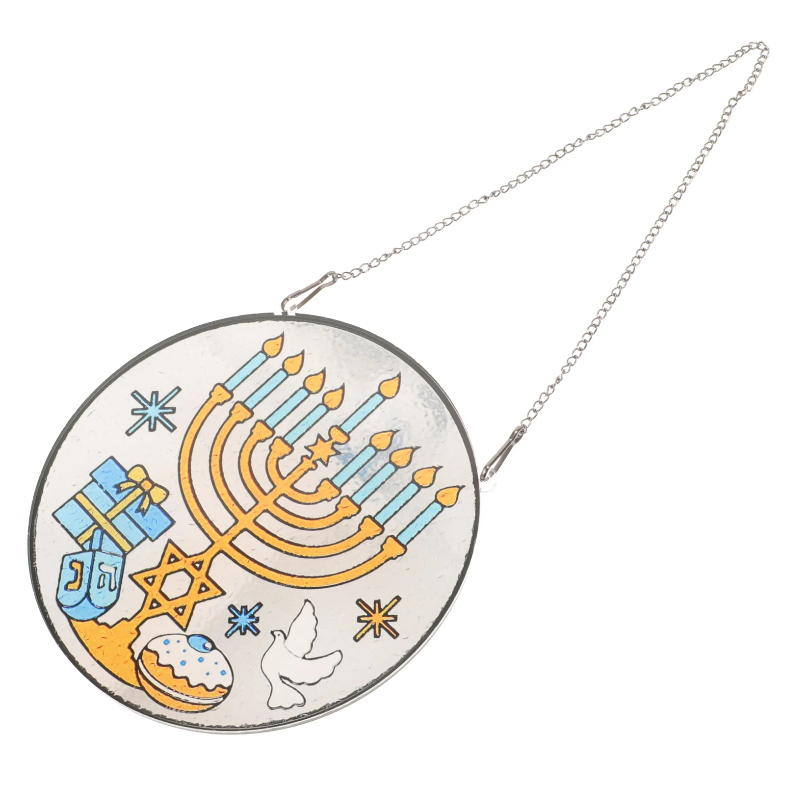 

Hanukkah Suncatcher Pendant Window Hanging Decor Wall Hanging Ornament Hanukkah Acrylic Pendant