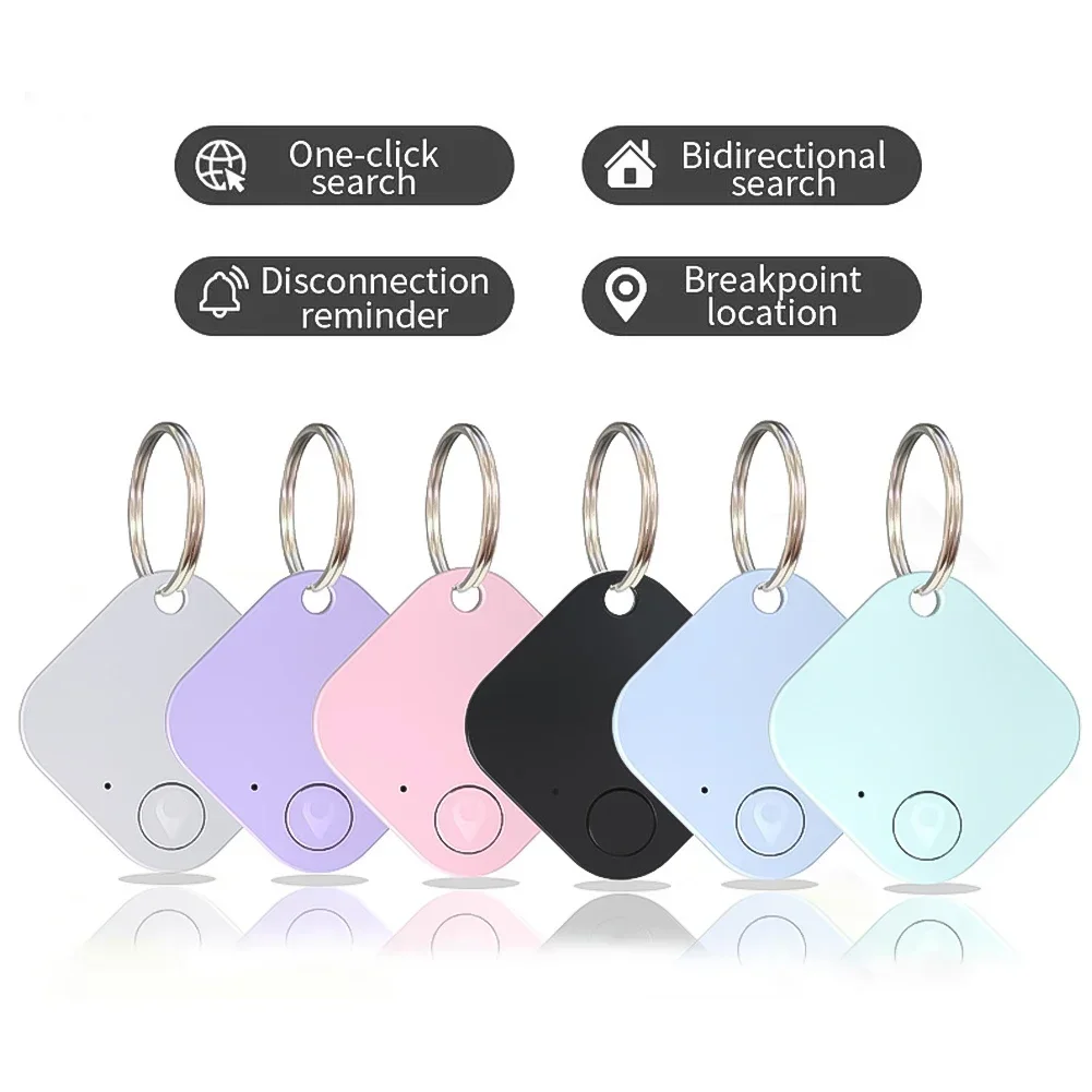 Bluetooth Tracker Smart Tracker 1Pc Mini Portable Smart Pets Locator Bluetooth 5.0 Anti-Lost Location Tracker Collar