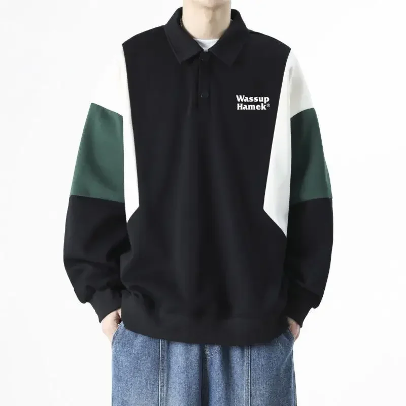 T Polo Per Uomo Felpe Impiombate Top Off White Abbigliamento Maschile Stampato Lusso Coreano Manica Intera Bulk Designer Y2K Inverno