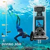 Pocket 4K HD Action Camera 270° Rotatable Wifi Mini Sports Camera with Waterproof Case for Helmet Travel Bicycle Driver Recorder 5