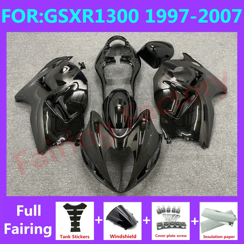 

Обтекатели для мотоциклов GSXR1300 1997 1998 2007 2006 2005 GSX1300R GSXR 2004 1300 2003 2002 2000 2001, черные обтекатели