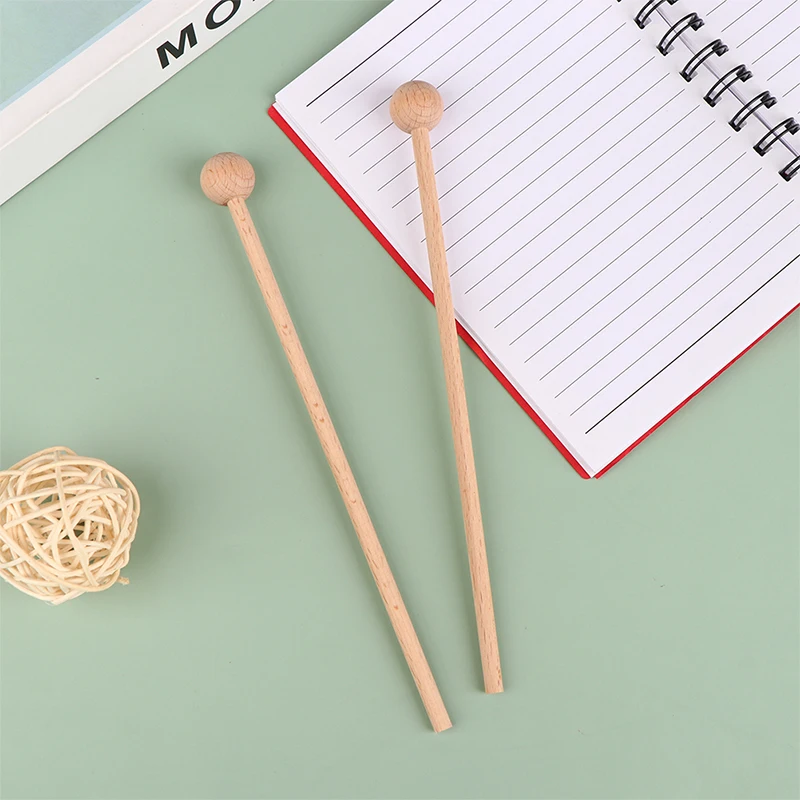 1Pair Wood Mallets Percussion Sticks for Xylophone Knocking Sticks Hammer Children's Percussion Instruments