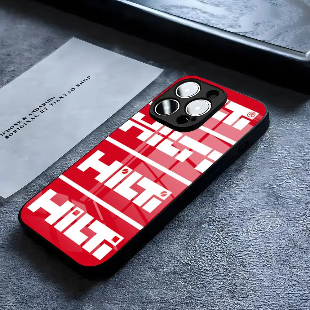 Luxury Glass Design Toolbox Brand Hilti Tools Phone Case