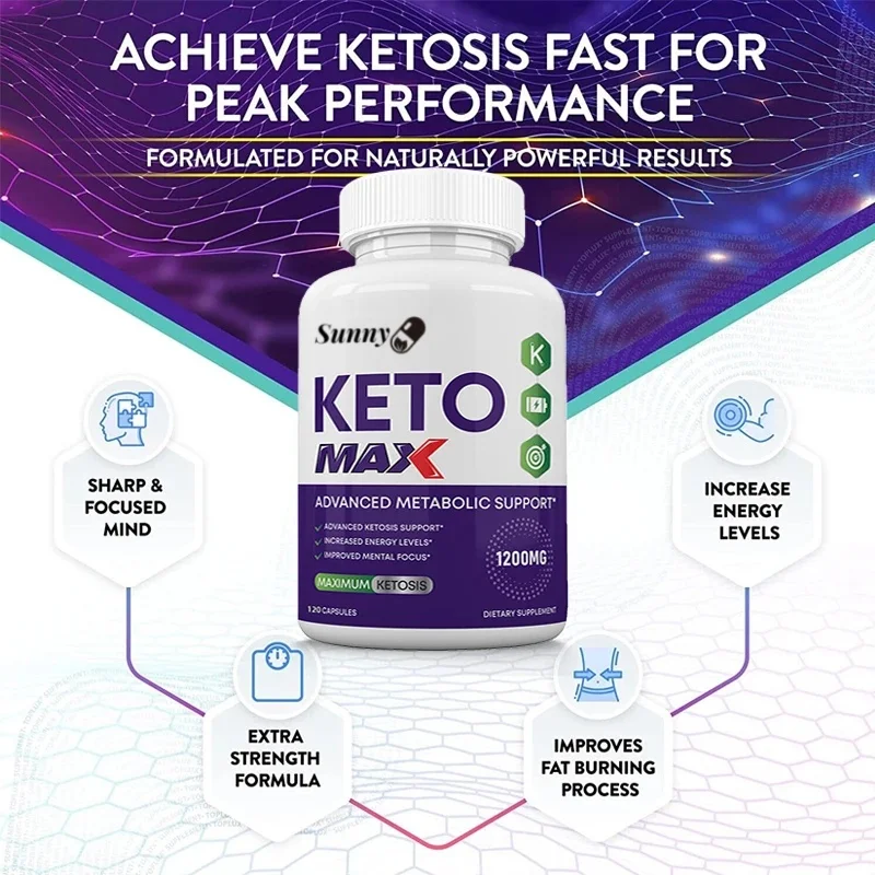 Keto Advanced Ketogenic Supplement Men Women Ketosis Support-Fat Burning Capsules