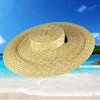 Wide Brim Straw Hat For Women Long Ribbon Ladies Beach Hat Summer Sun Visor Cap Flat Top Large Brim Tie Straw Straw Hat 5