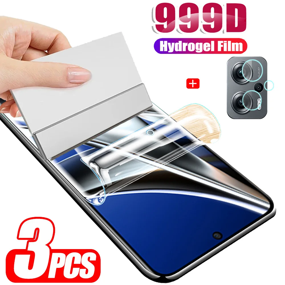 

Soft Pelicula Hidrogel Poco X4 F4 GT F5 F3 Screen Protector For Xiaomi Poco X4GT X4 X5 Pro 5G Hydrogel Film PocoX4 GT Water gel Front + Camera Film Poko X4Pro Protectores de Pantalla Poco X3 Pro hydro gel Phone Glass